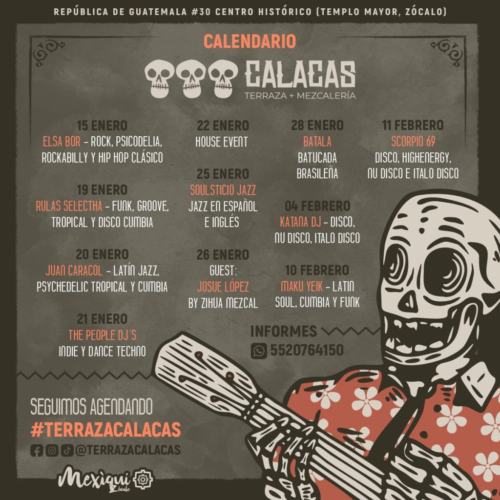 Trabajo Eventos Calendario Calacas