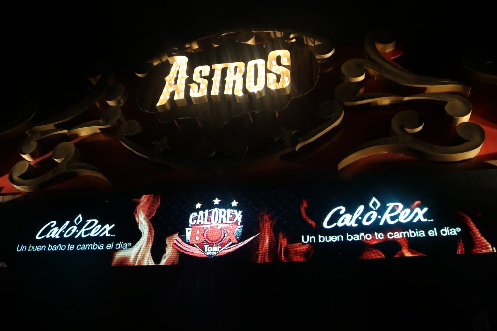 TrabajoCalorex box tour 2016 carpa astros